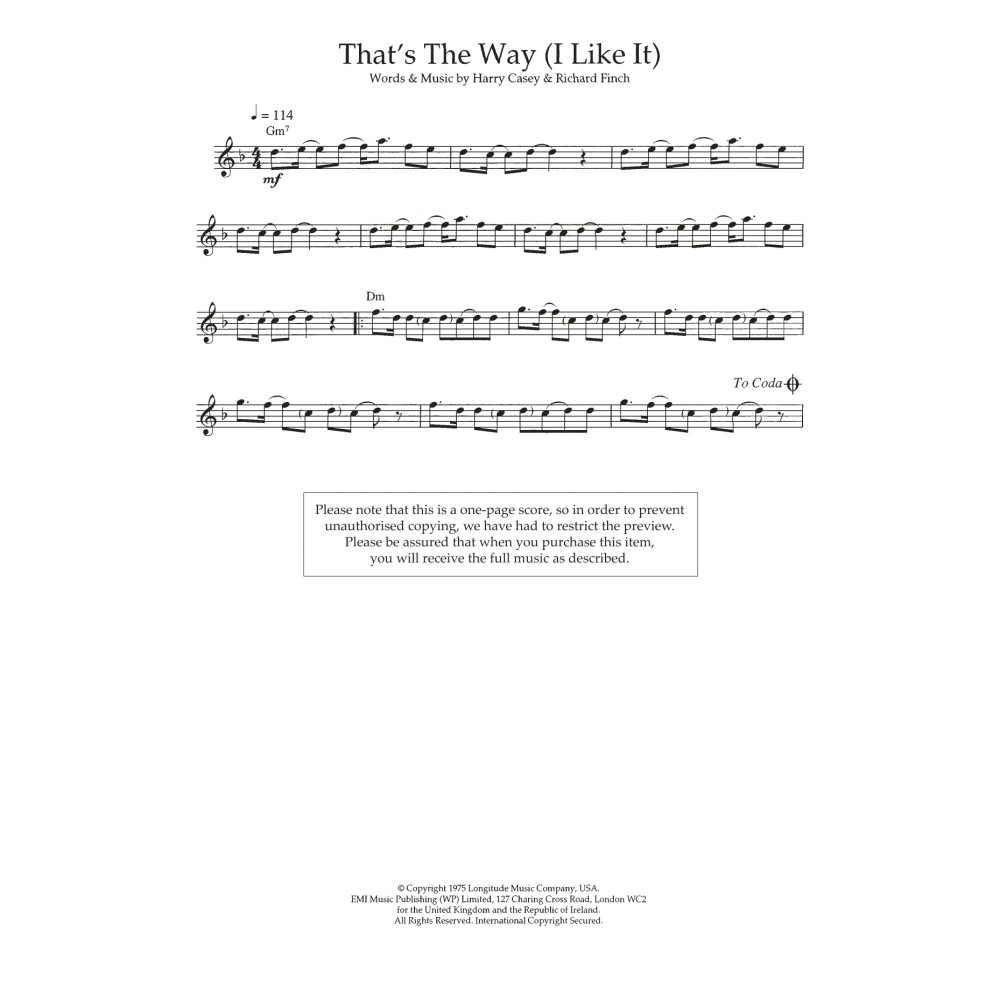 That's The Way (I Like It)